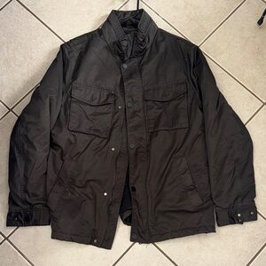 H&M Dark Brown Military Field Jacket